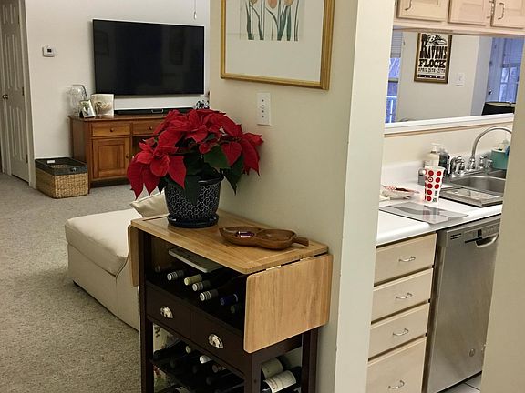 Living room and kitchen.