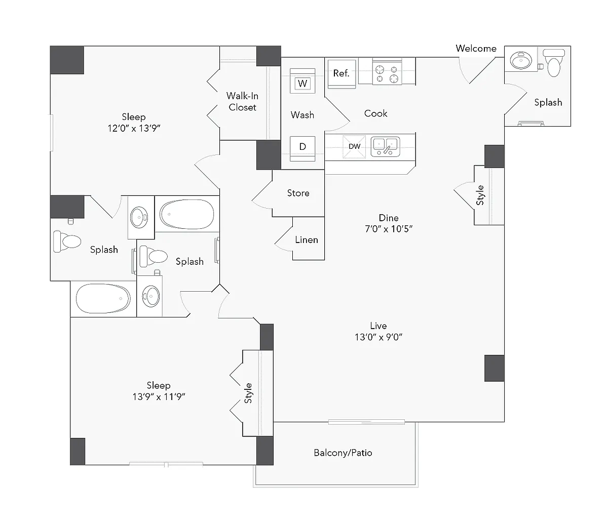 Floor plan Carlisle