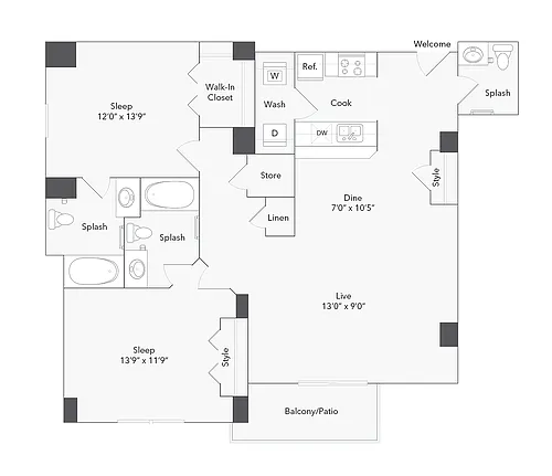 Floor plan Carlisle