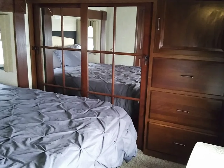 BR with closet.