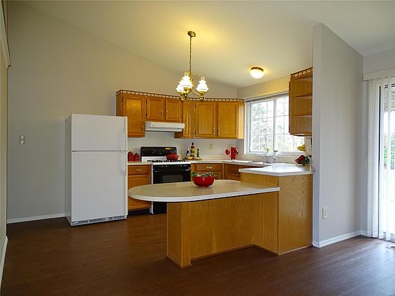 Plenty of cabinets as well for storage.