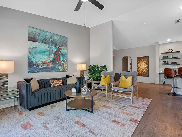 Spacious living areas make it easy to entertain family and friends.