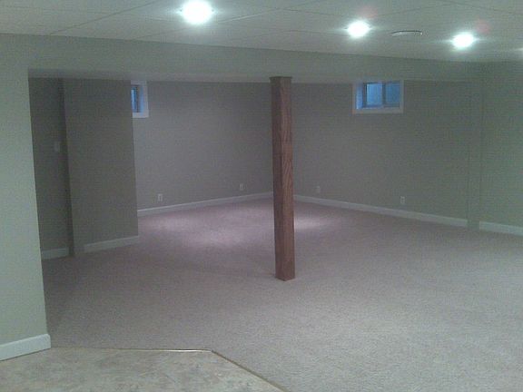 Huge recently finished basement