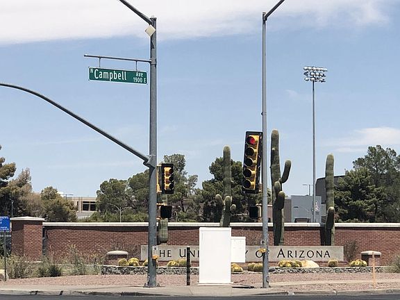 Directly adjacent to the U of A