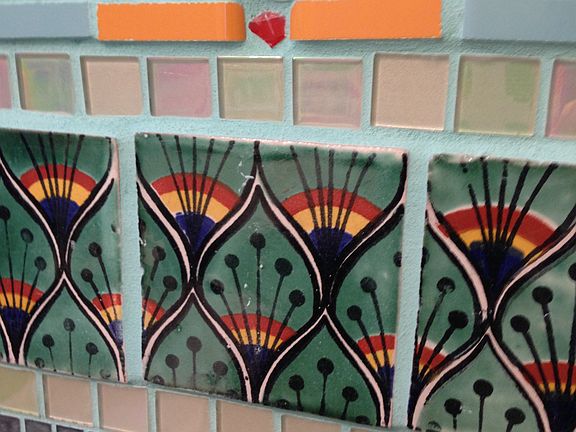 Custom tile throughout house