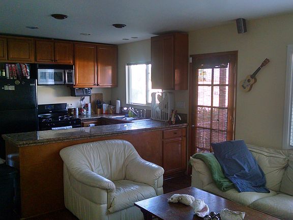 Living area and Kitchen