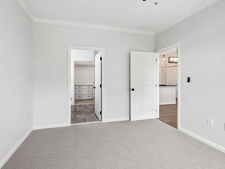 Main bedroom and bathroom