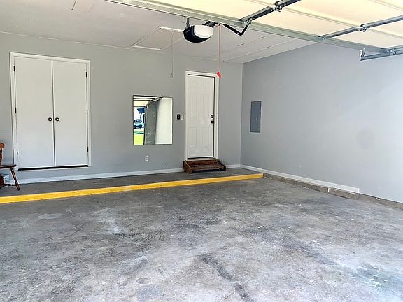 2 car fully finished garage 