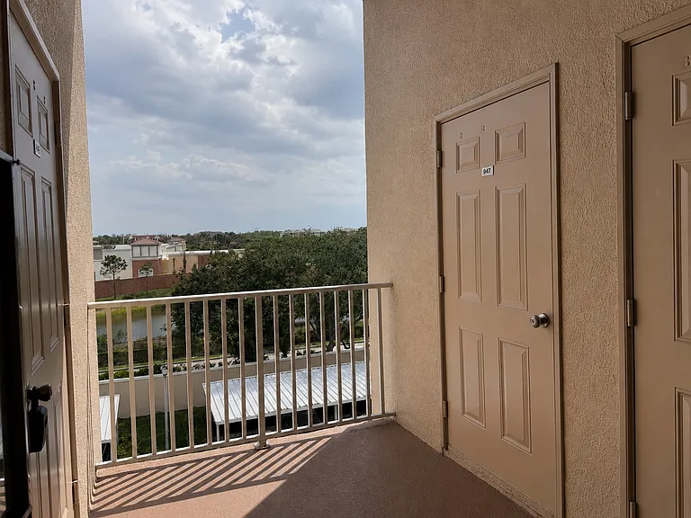 Convenient private storage room with easy hallway access