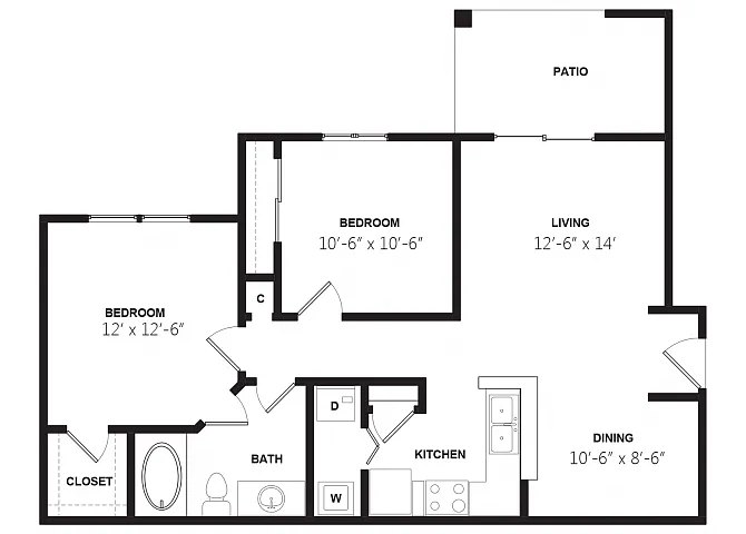 Floor plan B1