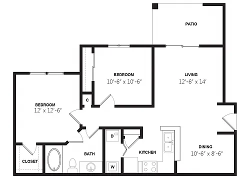 Floor plan B1