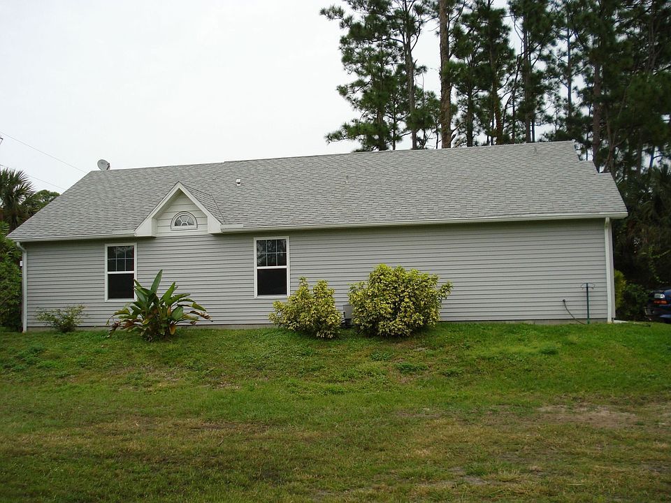 West side of house.