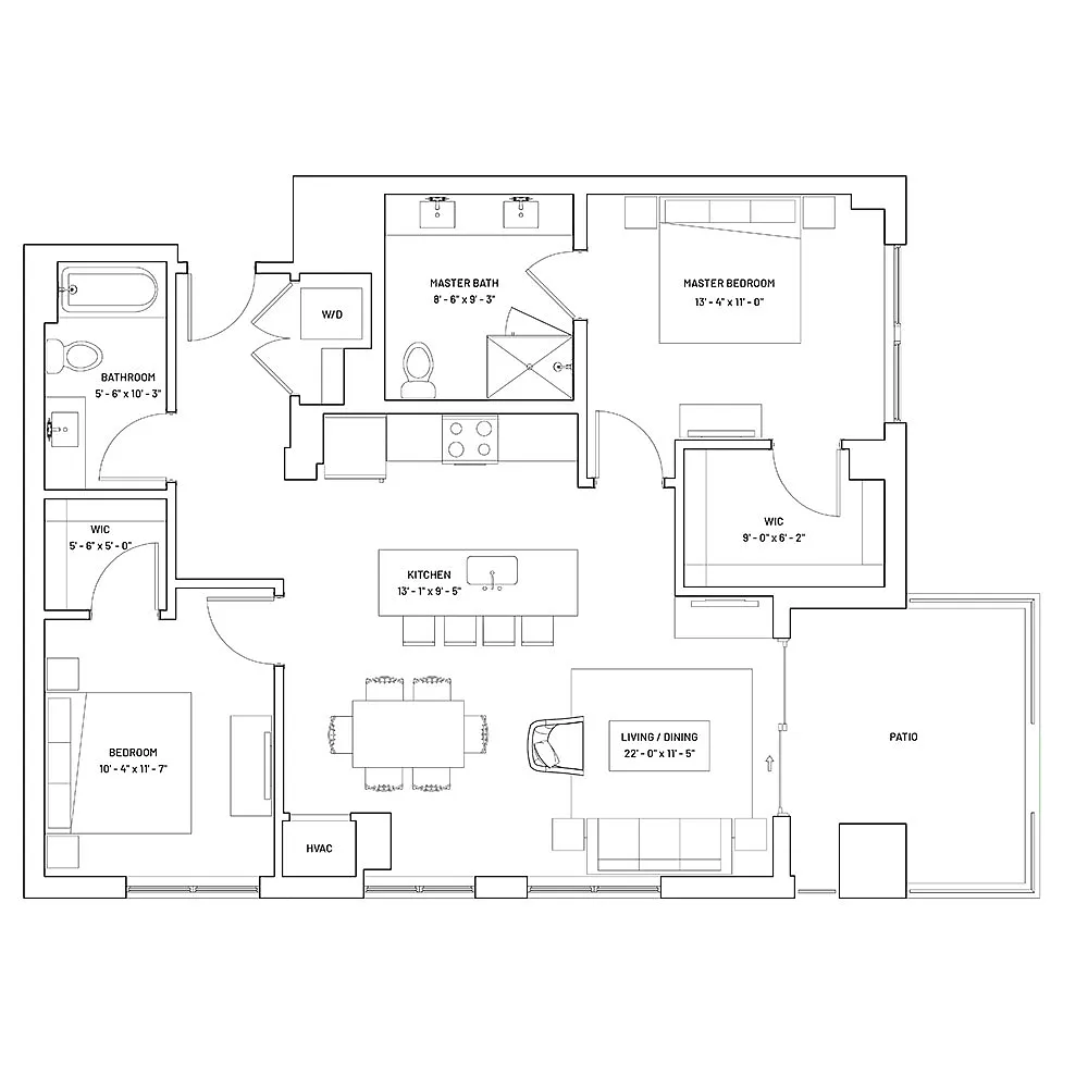 Floor plan Valley 6A
