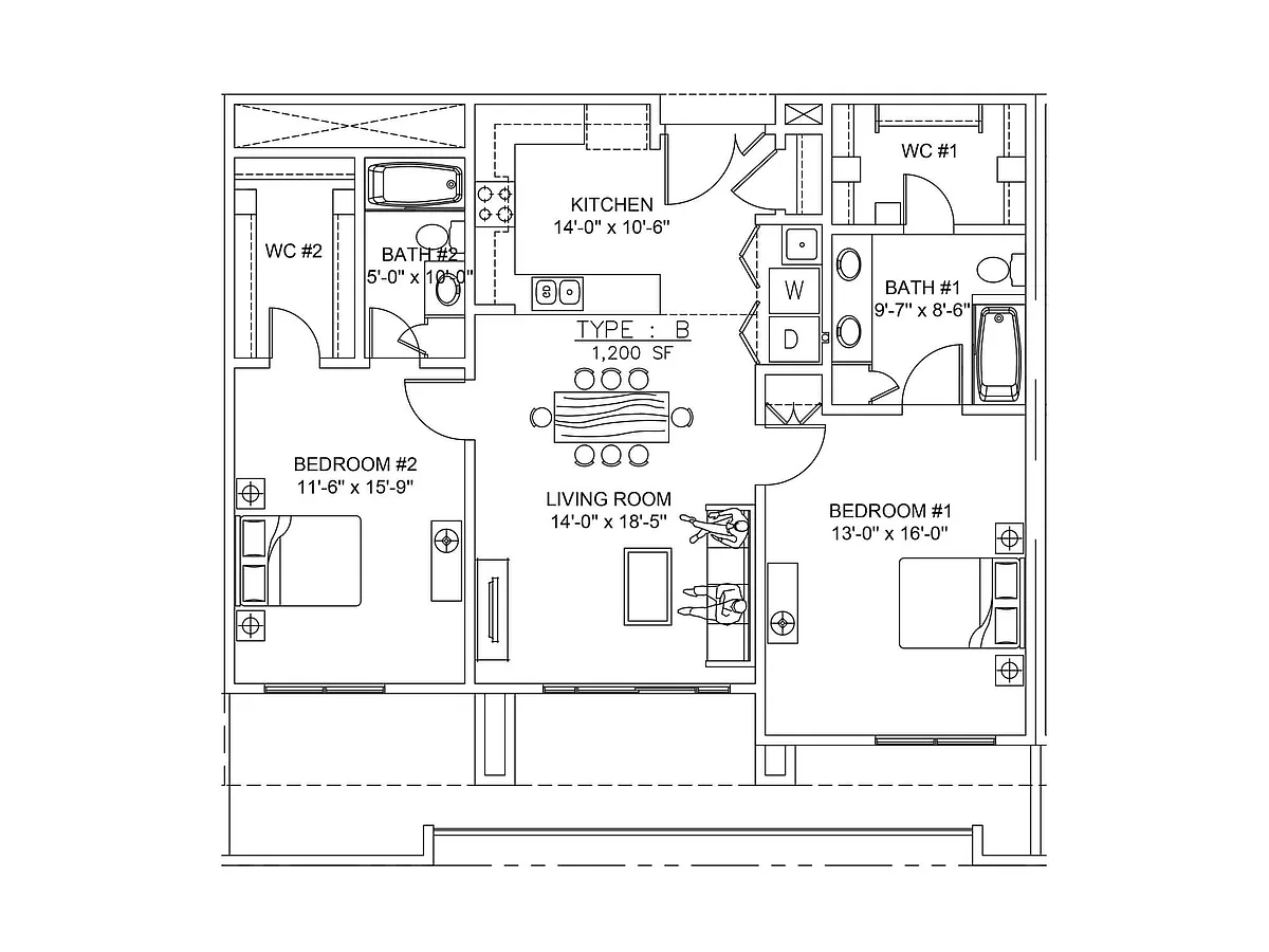 Floor plan B