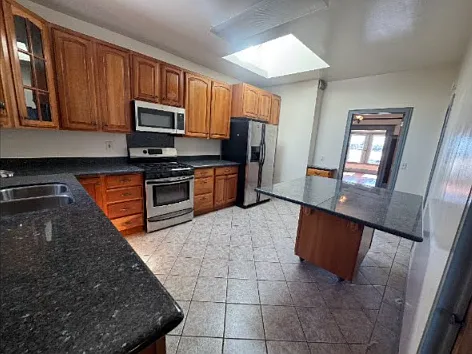 kitchen view from 2nd bedroom door