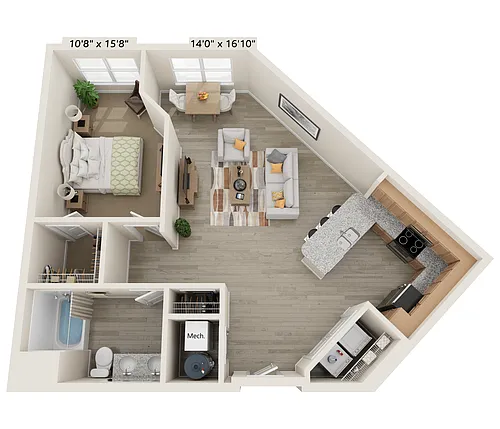 Floor plan Hickory