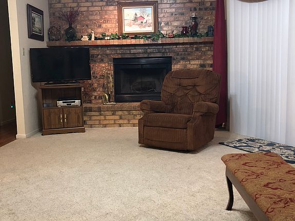 Family room fireplace