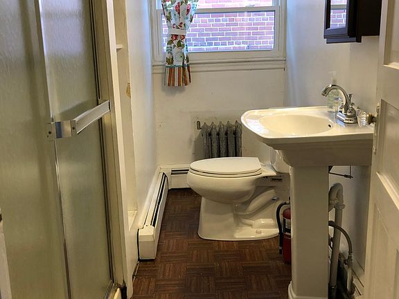 Bath with stand-up shower