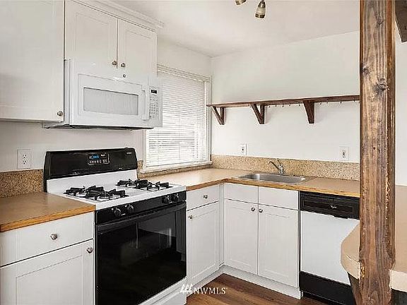 Another view of the kitchen area.