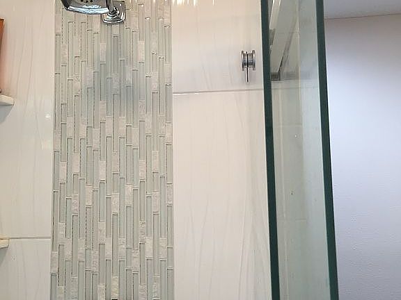 Master shower