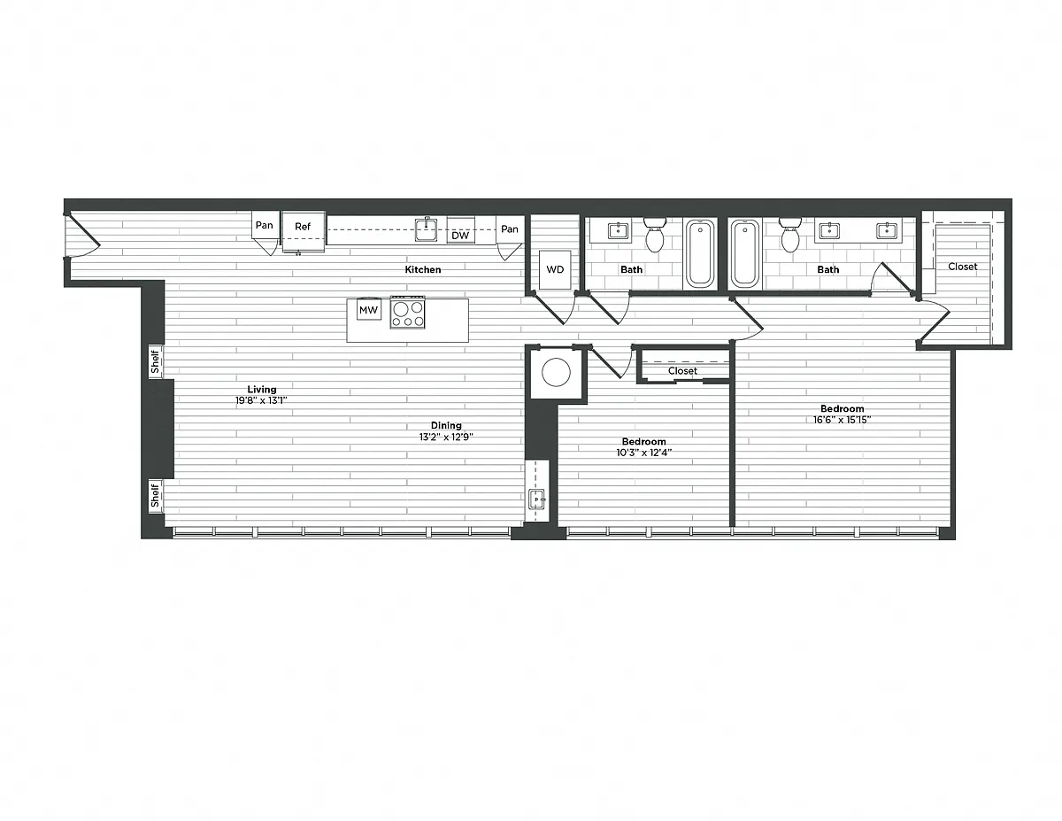 Floor plan 2G