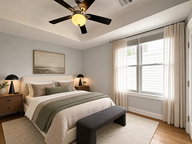 Guest Room. Virtually Staged