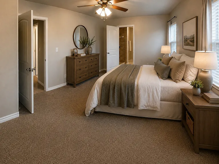 Master bedroom - Virtually Staged