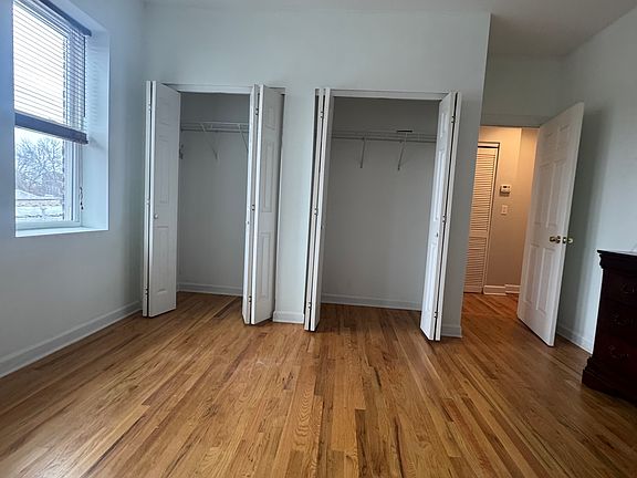 Closets in master bedroom