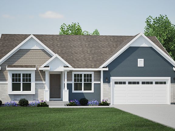 The Charleston - English Cottage Elevation