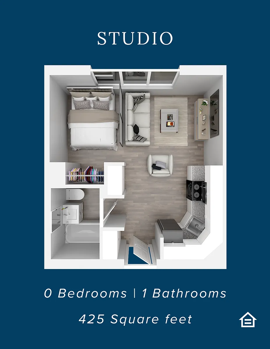 Floor plan Studio