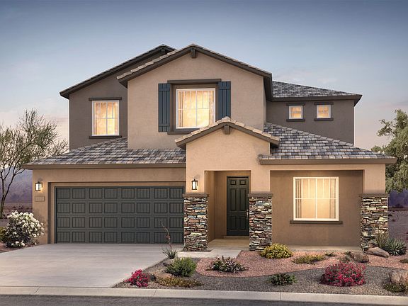 Home Exterior B with optional stone accents