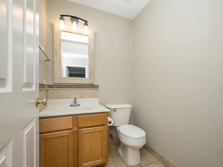 Powder room half bath