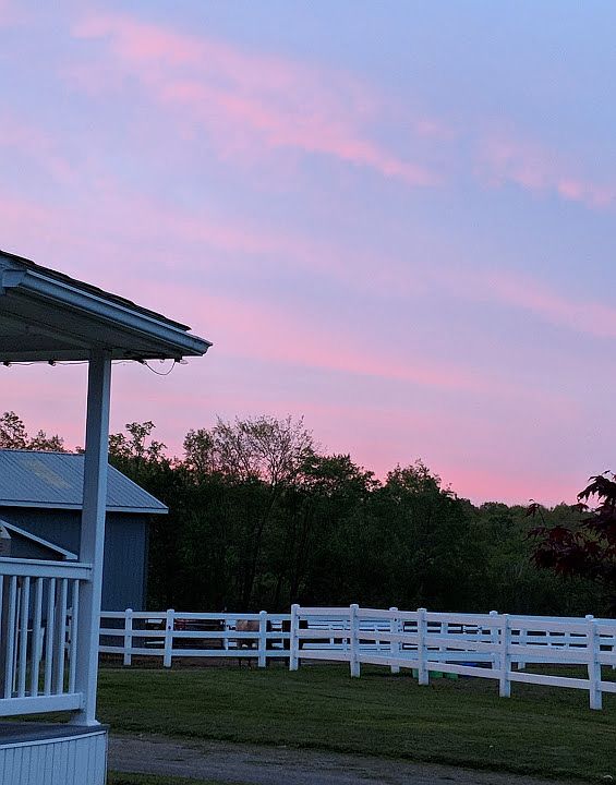 A beautiful May sunset. 