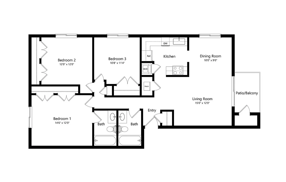 Floor plan C1