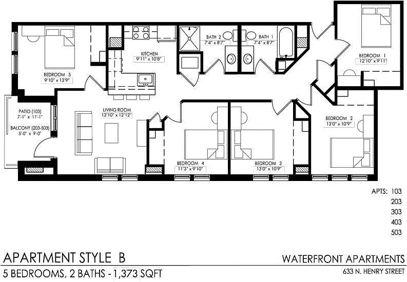Floor plan B