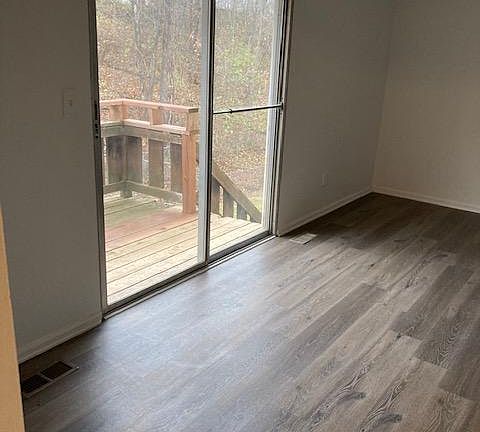 Dining room walks out to deck