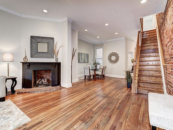 Open Living and Dining areas
