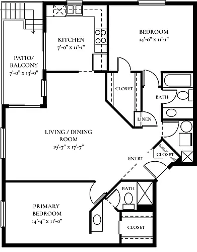 Floor plan The Sterling