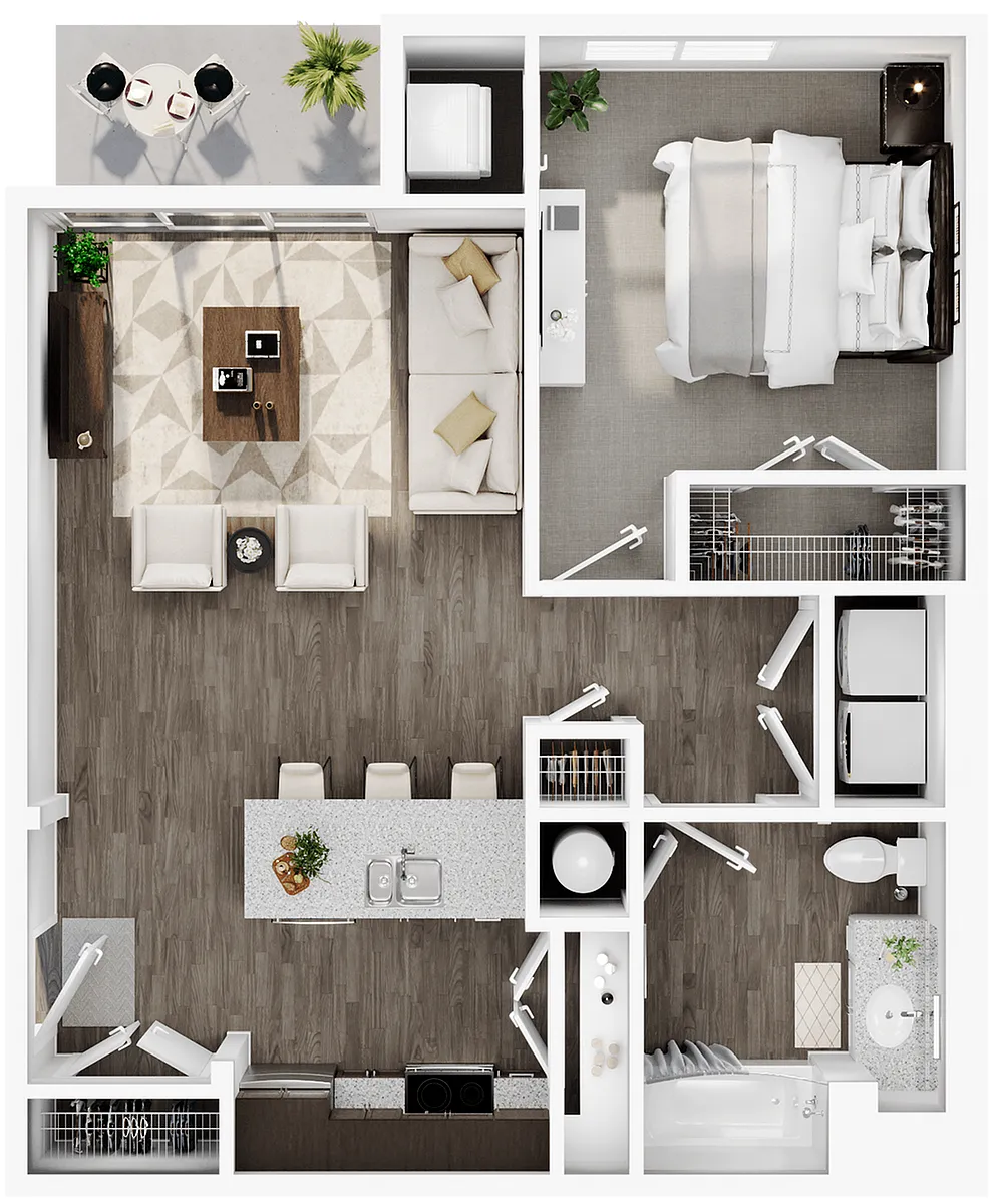 The Knox: One Bed - One Bath The Knox: One Bed - One Bath - Buckstone Flats