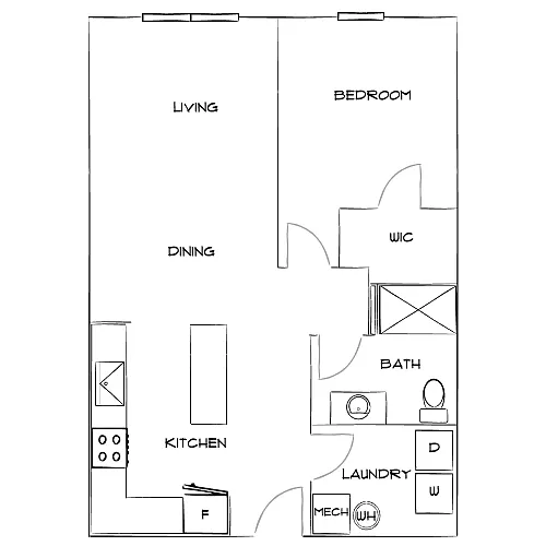 Floor plan Design 1C