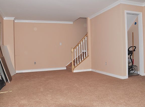 Fresh paint and carpet