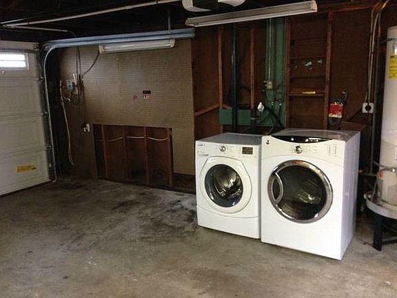 In garage laundry