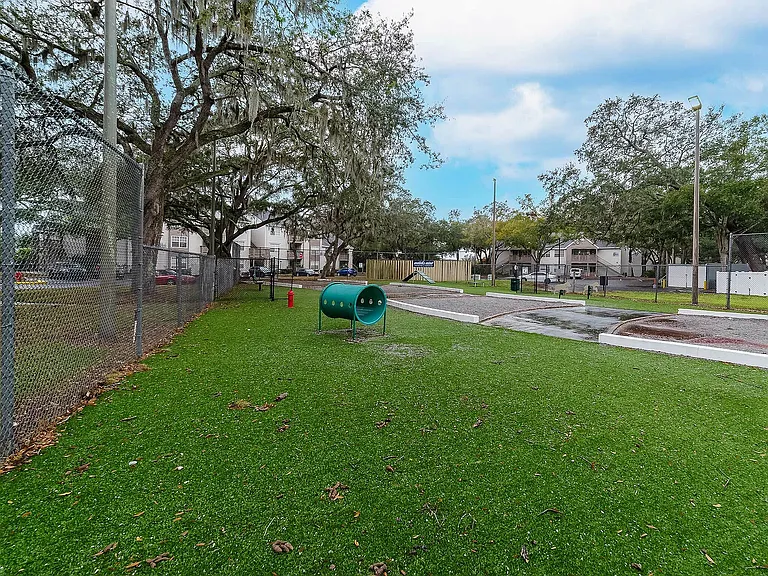 Explore this scenic dog park, perfect for outdoor fun and relaxation with your pets.