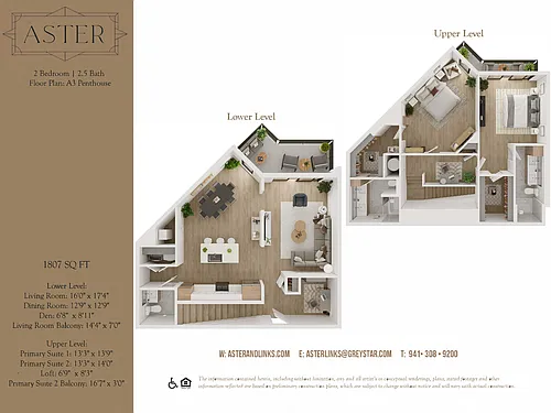 Floor plan Aster A3 Penthouse