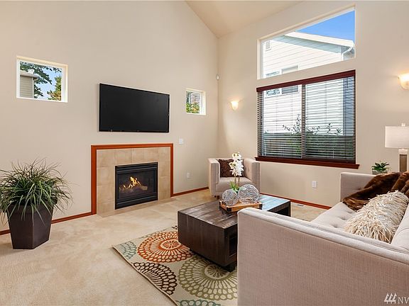 Light & bright living room full of natural light.
