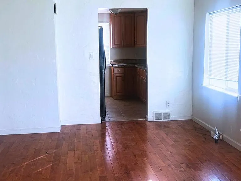 Dining area with large window
