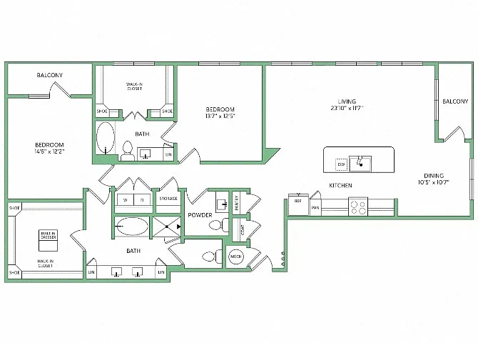 Floor plan PH