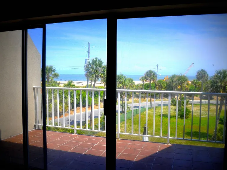 ocean view from Primary bedroom- private balcony, en suite bath