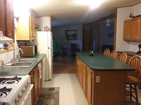 Kitchen view from entry room