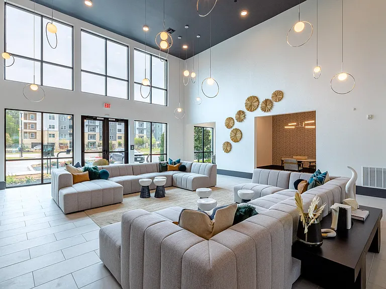 Clubhouse with Lounging Areas